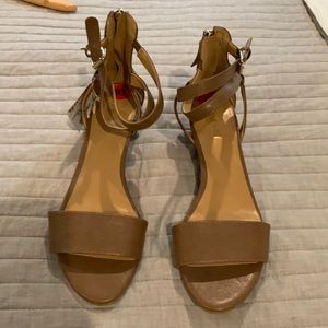 Tan sandals by Nine West